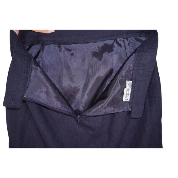 Vintage Wool Skirt Bundle - Red, Navy, Burgundy - Size 12 - Norton McNaughton, - Picture 10 of 16